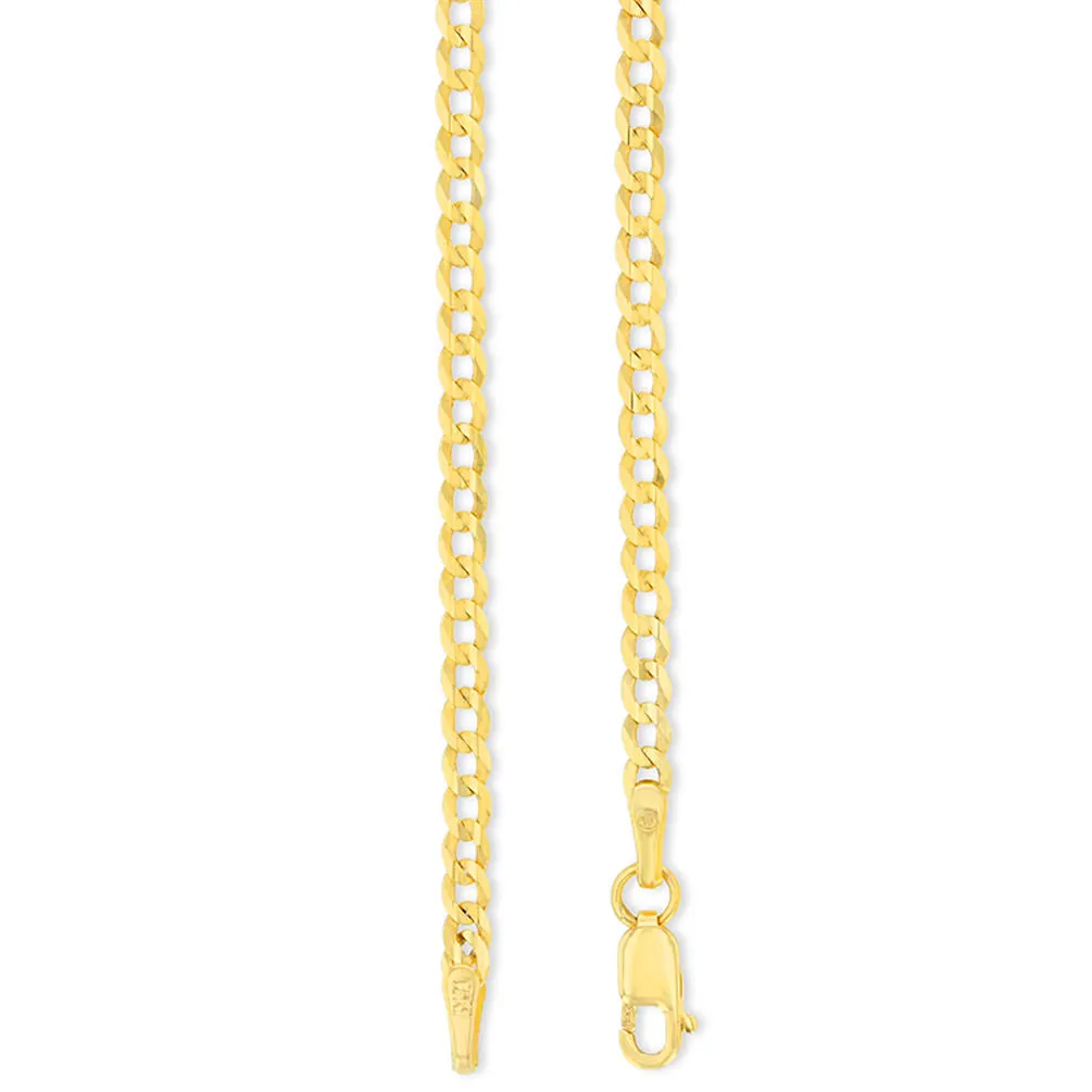 14K Yellow Gold Reversible Round Ram Aries Zodiac Sign Pendant with Cuban Chain Necklace