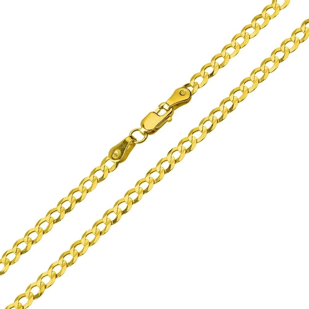 14k Yellow Gold Spinning Globe Pendant with Curb Chain Necklace