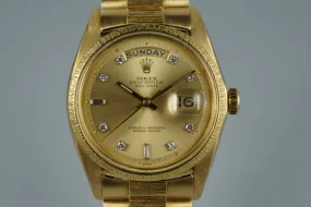 1968 Rolex YG Day-Date 1807
