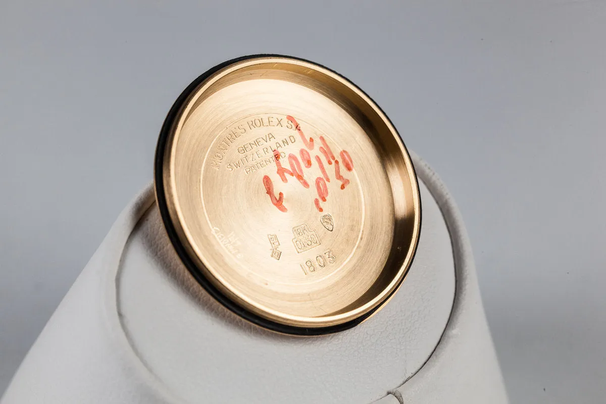 1969 18K Rolex Day-Date 1803 with Rosy Patina