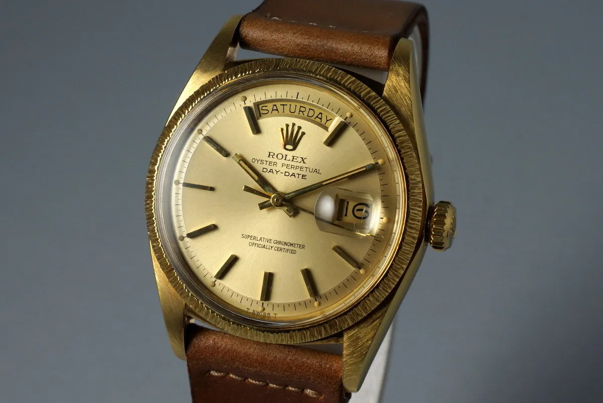 1970 Rolex YG Bark Day-Date 1807