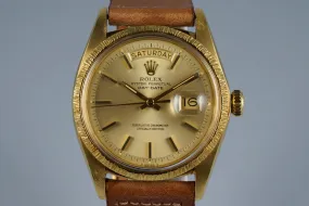 1970 Rolex YG Bark Day-Date 1807