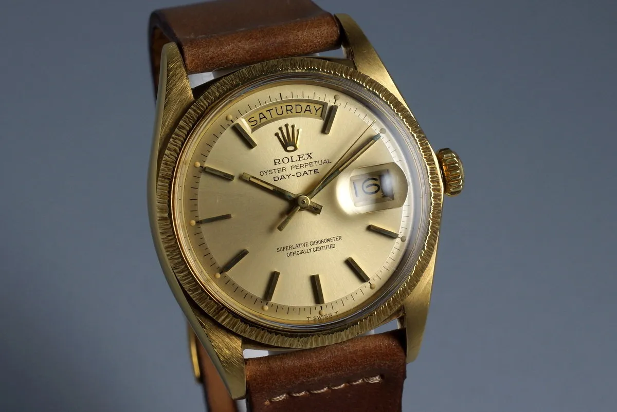 1970 Rolex YG Bark Day-Date 1807