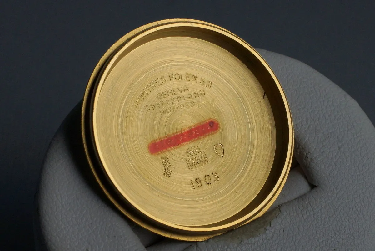 1970 Rolex YG Bark Day-Date 1807