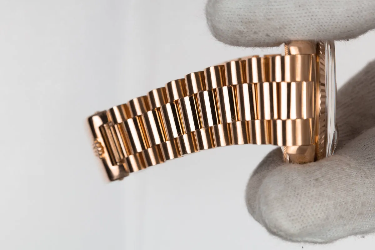 1972 Rolex 18K Rose Gold Day-Date 1803 with Spanish Day Wheel