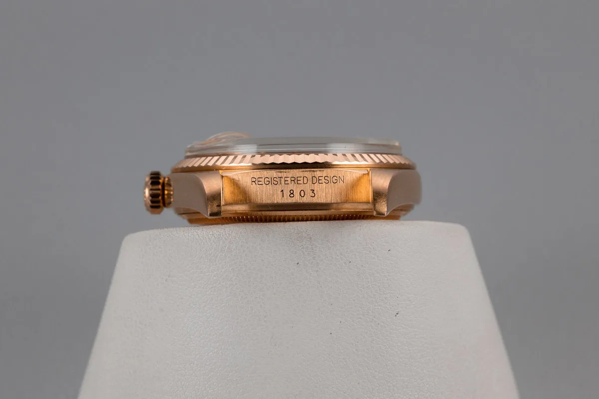 1972 Rolex 18K Rose Gold Day-Date 1803 with Spanish Day Wheel