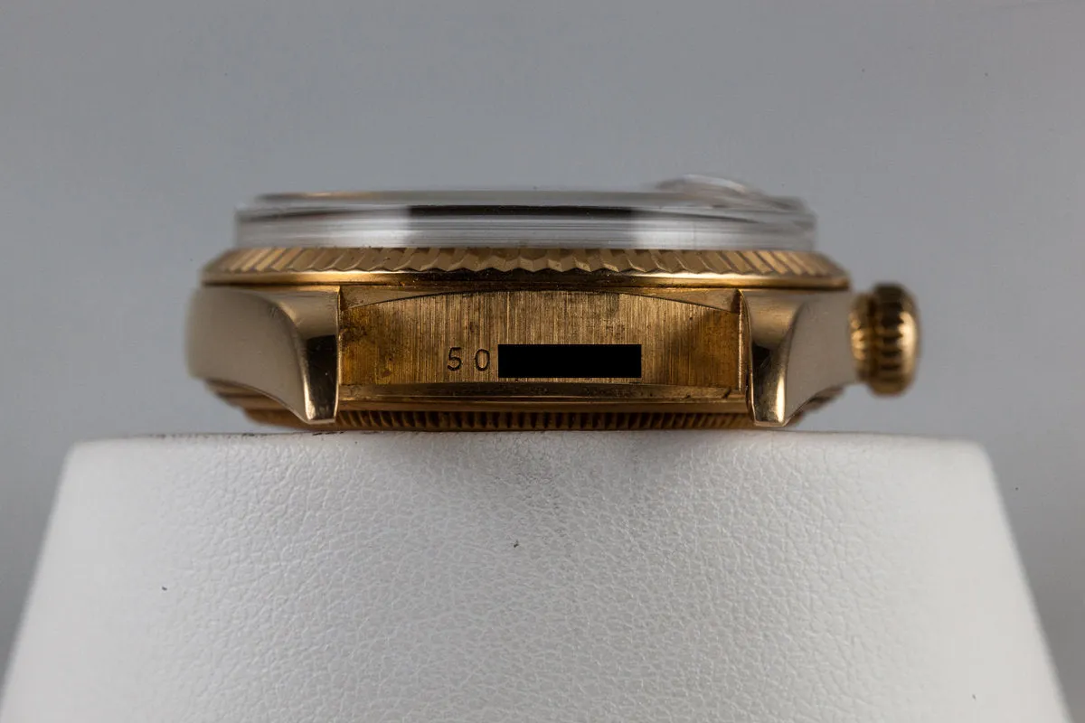 1977 Rolex 18K Day-Date Black Dial