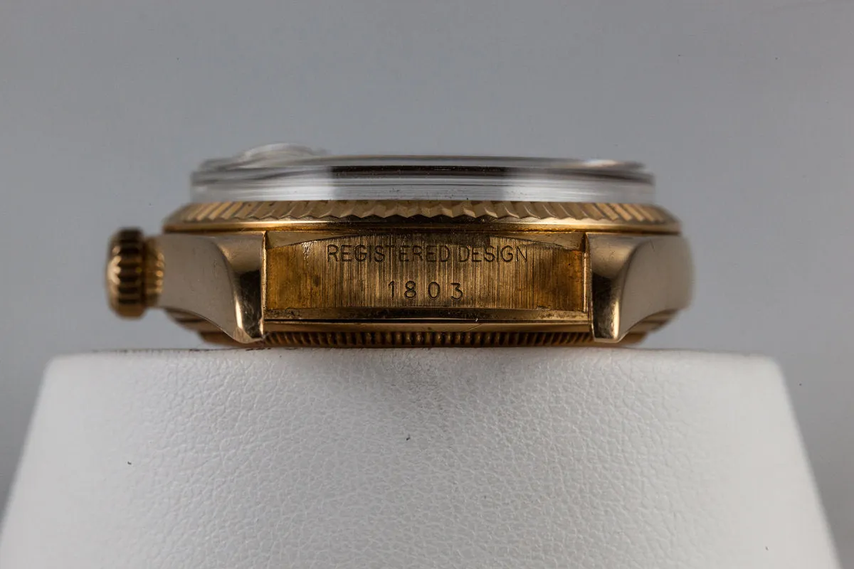 1977 Rolex 18K Day-Date Black Dial
