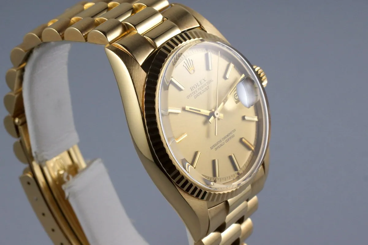 1978 Rolex YG DateJust 1600