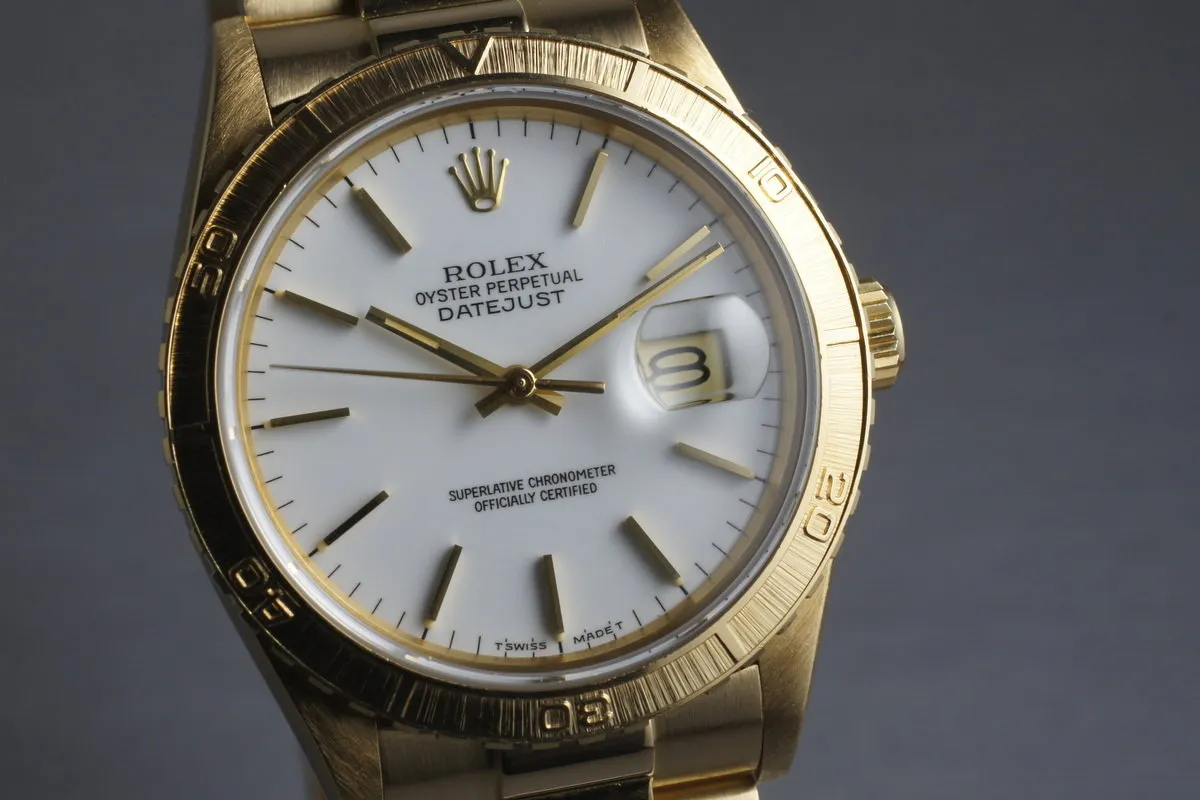 1980 Rolex YG Thunderbird 16258 with President Band