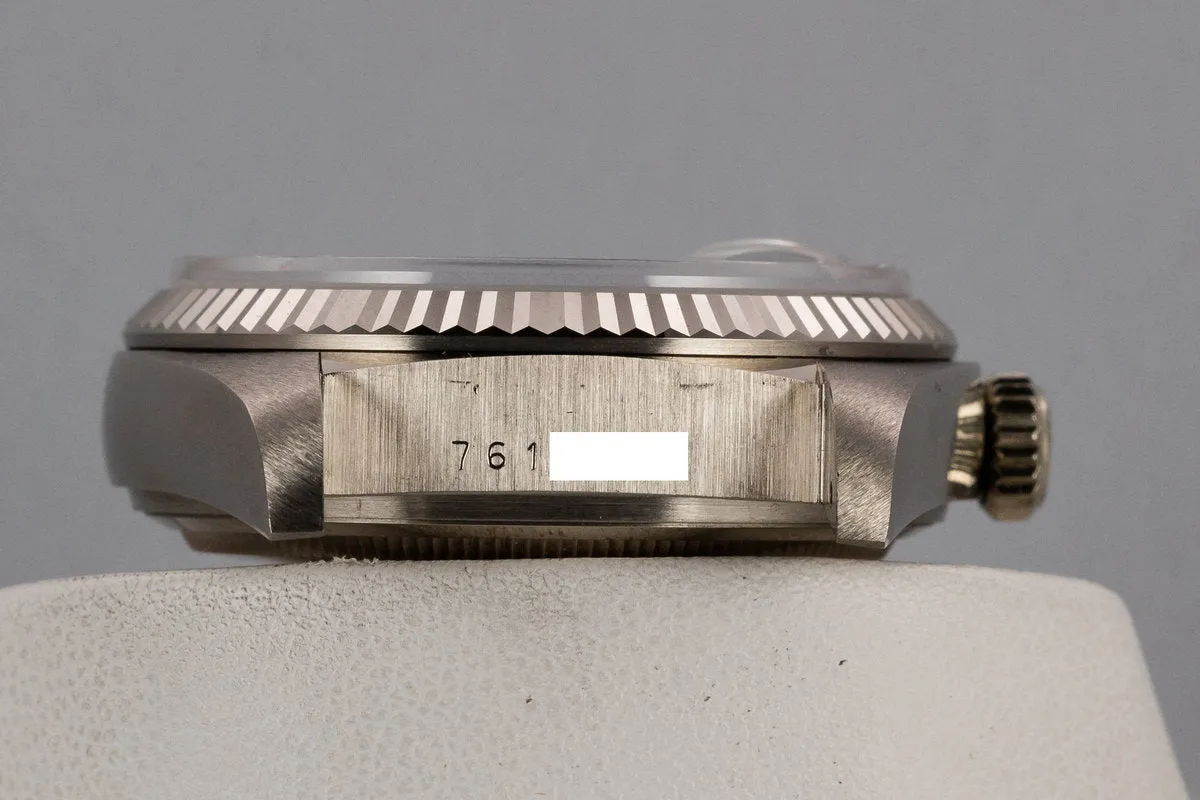1982 Rolex 18K WG Day-Date 18039 with Silver Dial