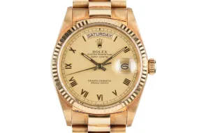 1986 Rolex Day-Date 18038 with Box and Papers