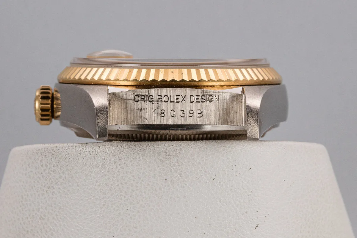 1987 Rolex Tridor Day-Date 18039B with Champagne Diamond Dial