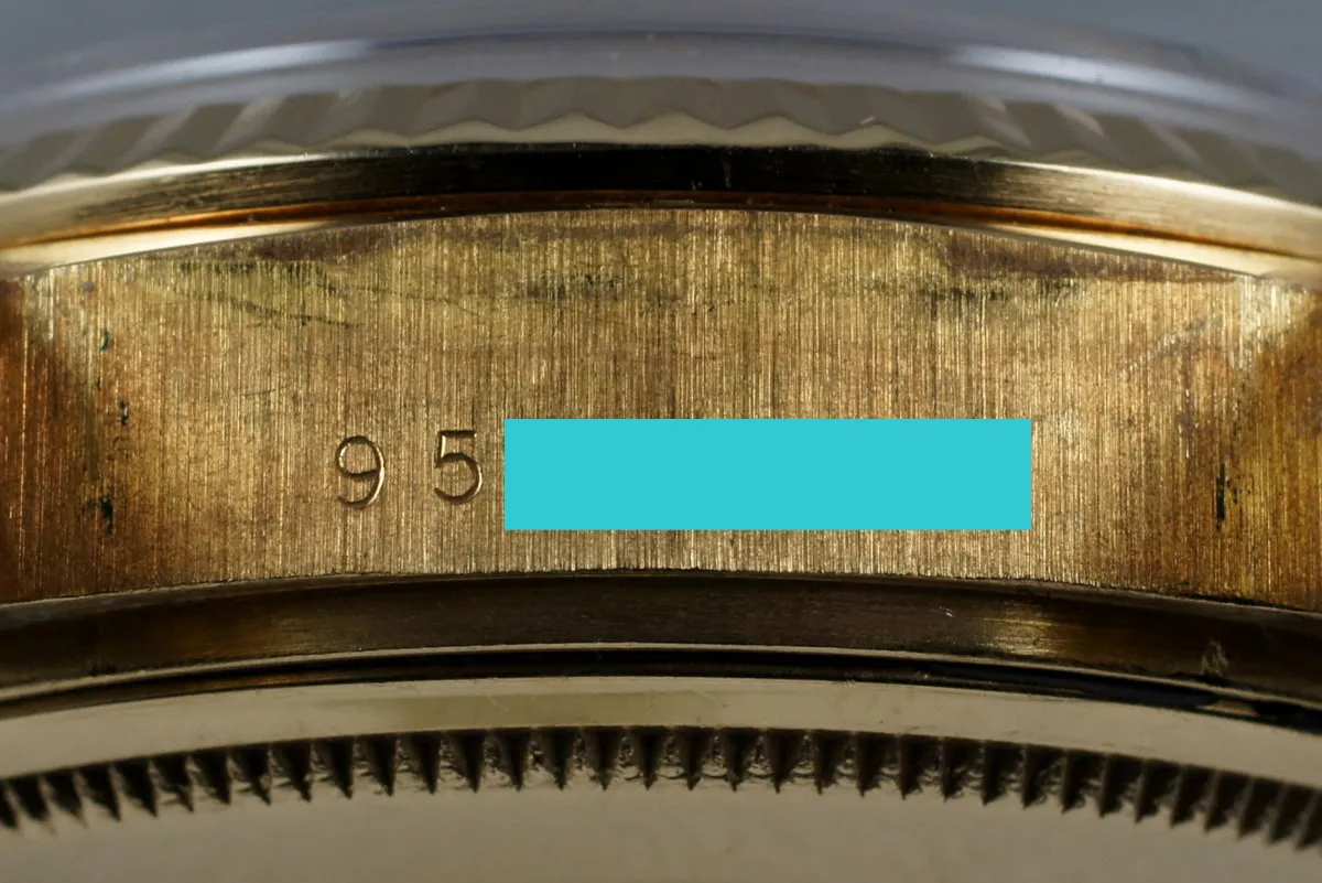 1987 Rolex YG Day-Date 18038 with Blue Roman Numeral Dial
