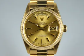 1987 YG Day-Date 18038 with RSC Papers