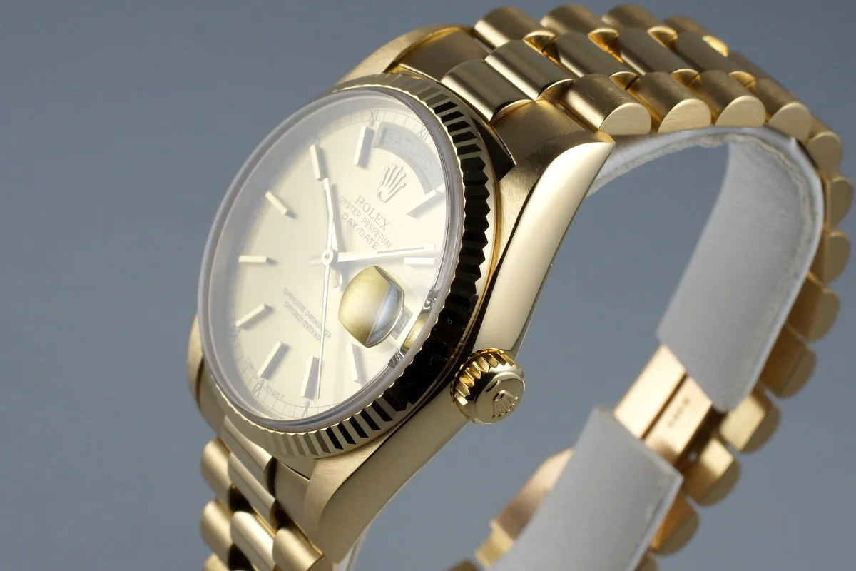 1987 YG Day-Date 18038 with RSC Papers