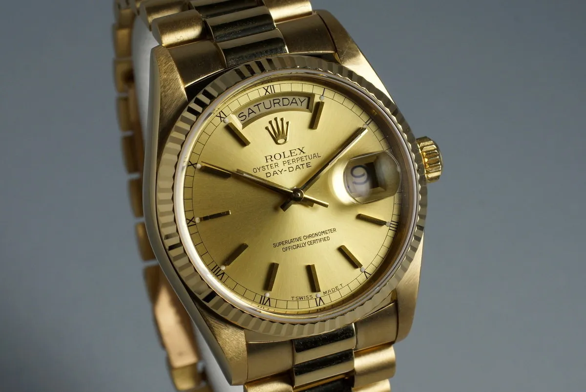 1987 YG Day-Date 18038 with RSC Papers