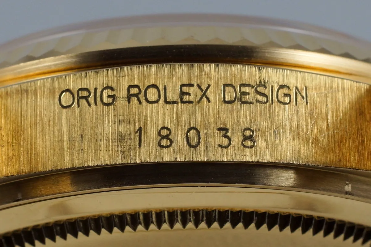 1987 YG Day-Date 18038 with RSC Papers