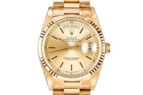 1989 Rolex 18K YG Day-Date President 18238