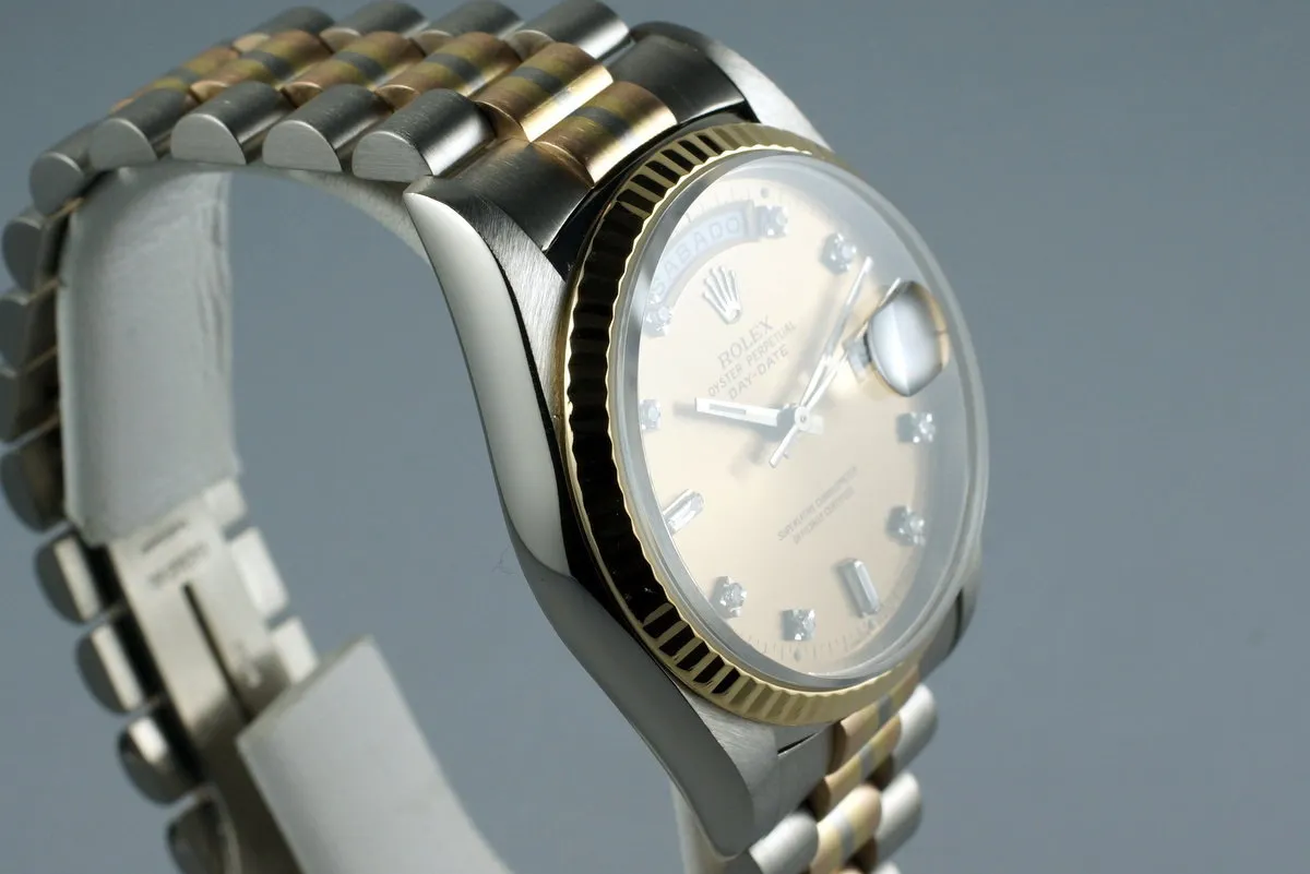 1989 Rolex Day-Date 18239B TRIDOR with Factory Diamond Dial