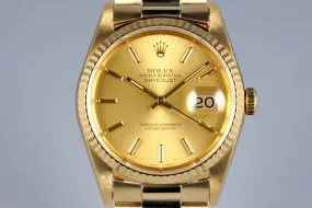 1989 Rolex YG DateJust 16238