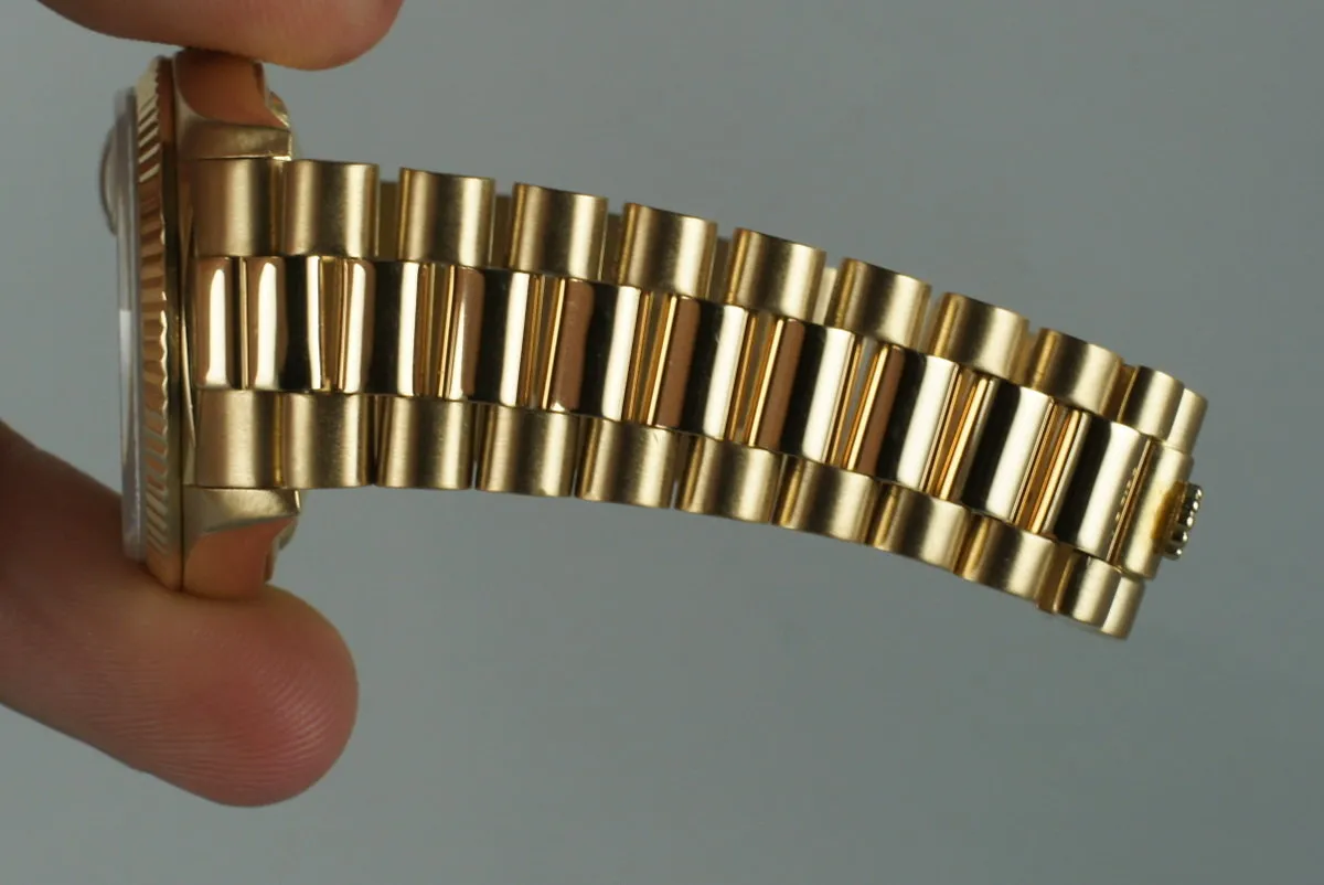 1990 Rolex YG Day-Date 18238 with Diamond Dial