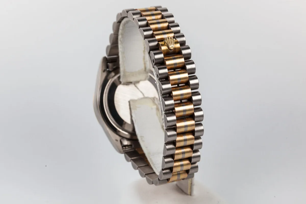 1995 Rolex Two Tone Day-Date 18239B with Diamond Dial and Tridor President Bracelet