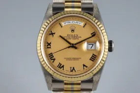 1999 Rolex Day-Date 18239B TRIDOR with Orange Cream Dial