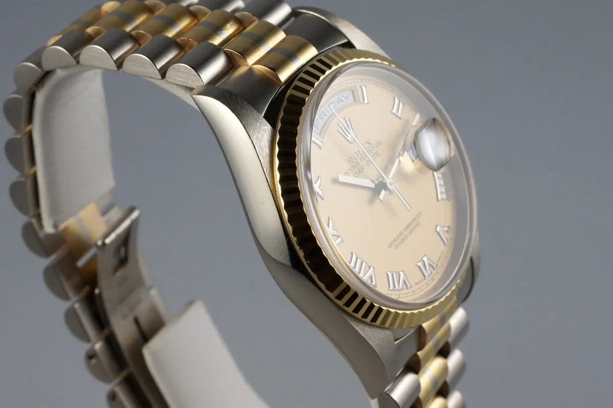 1999 Rolex Day-Date 18239B TRIDOR with Orange Cream Dial