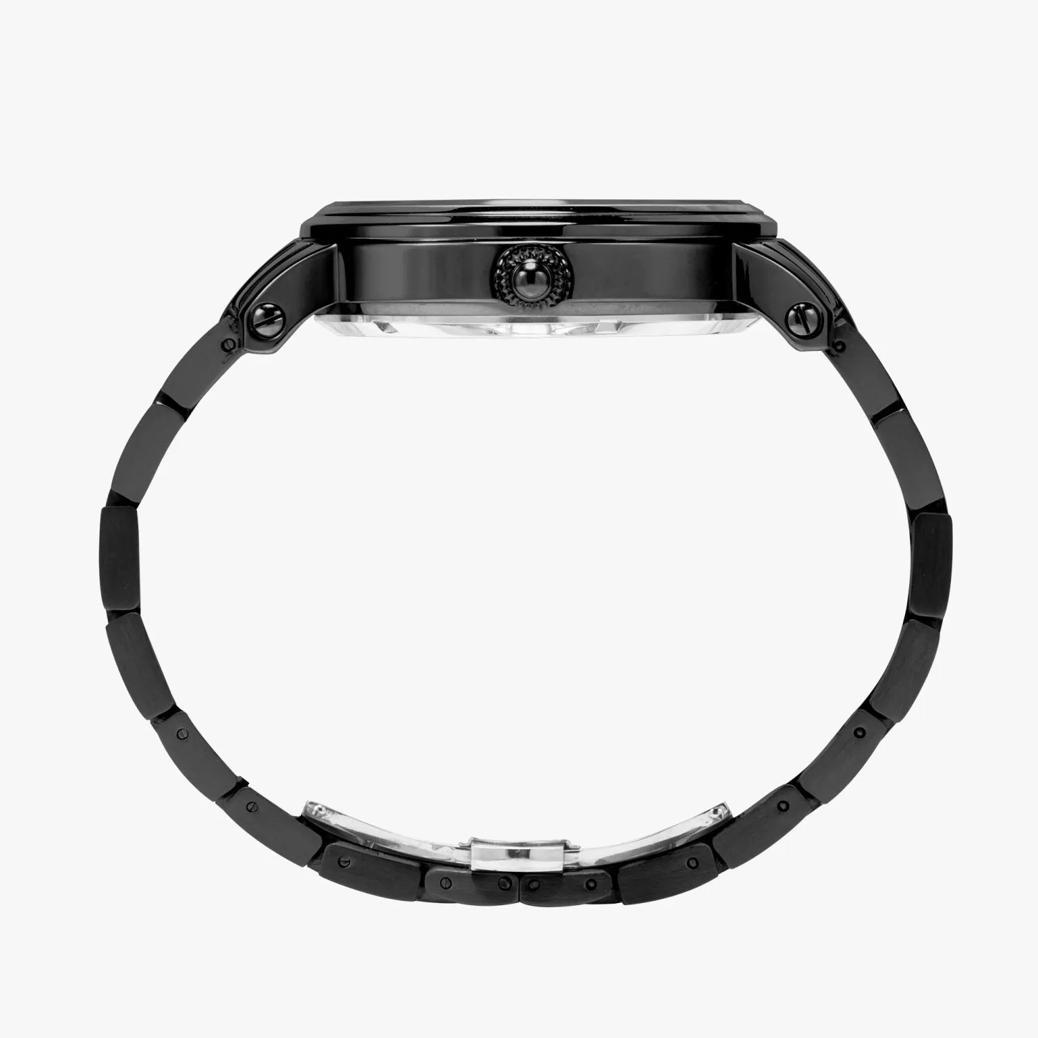 213. cupy New Steel Strap Automatic Watch (With Indicators)