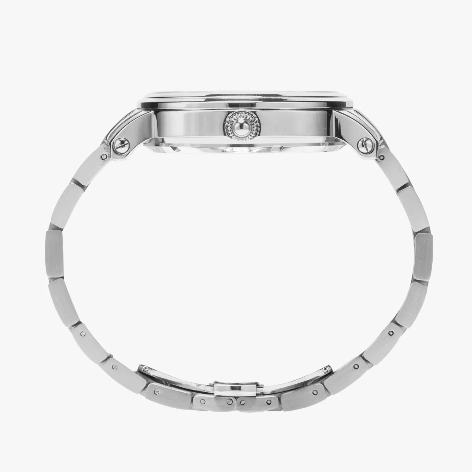 213. cupy New Steel Strap Automatic Watch (With Indicators)