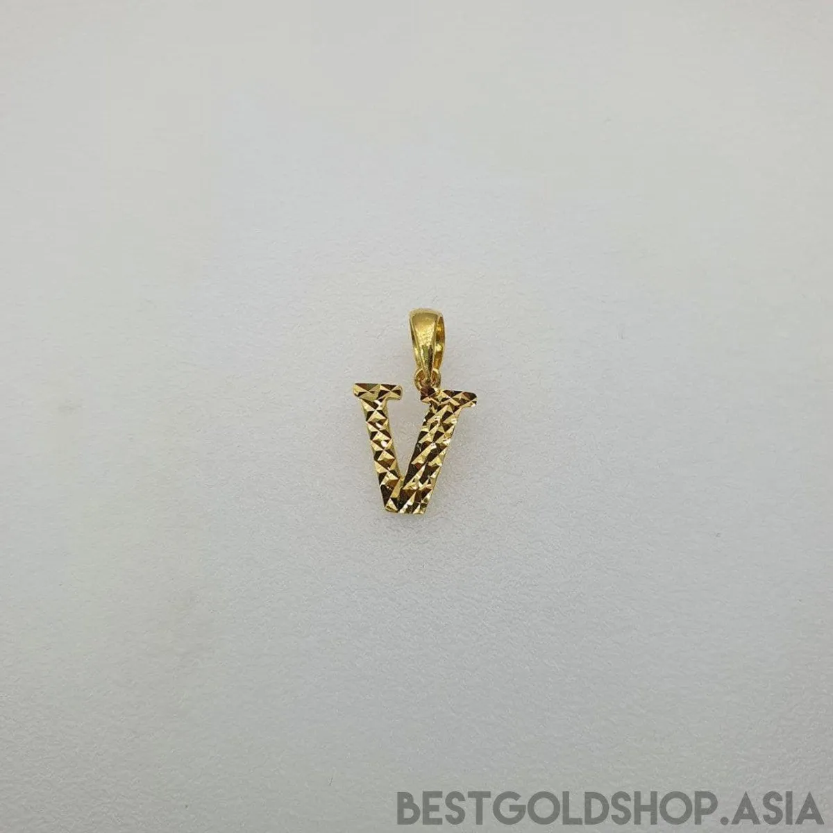 22k / 916 Gold Alphabet Pendant V4 by Best Gold Shop