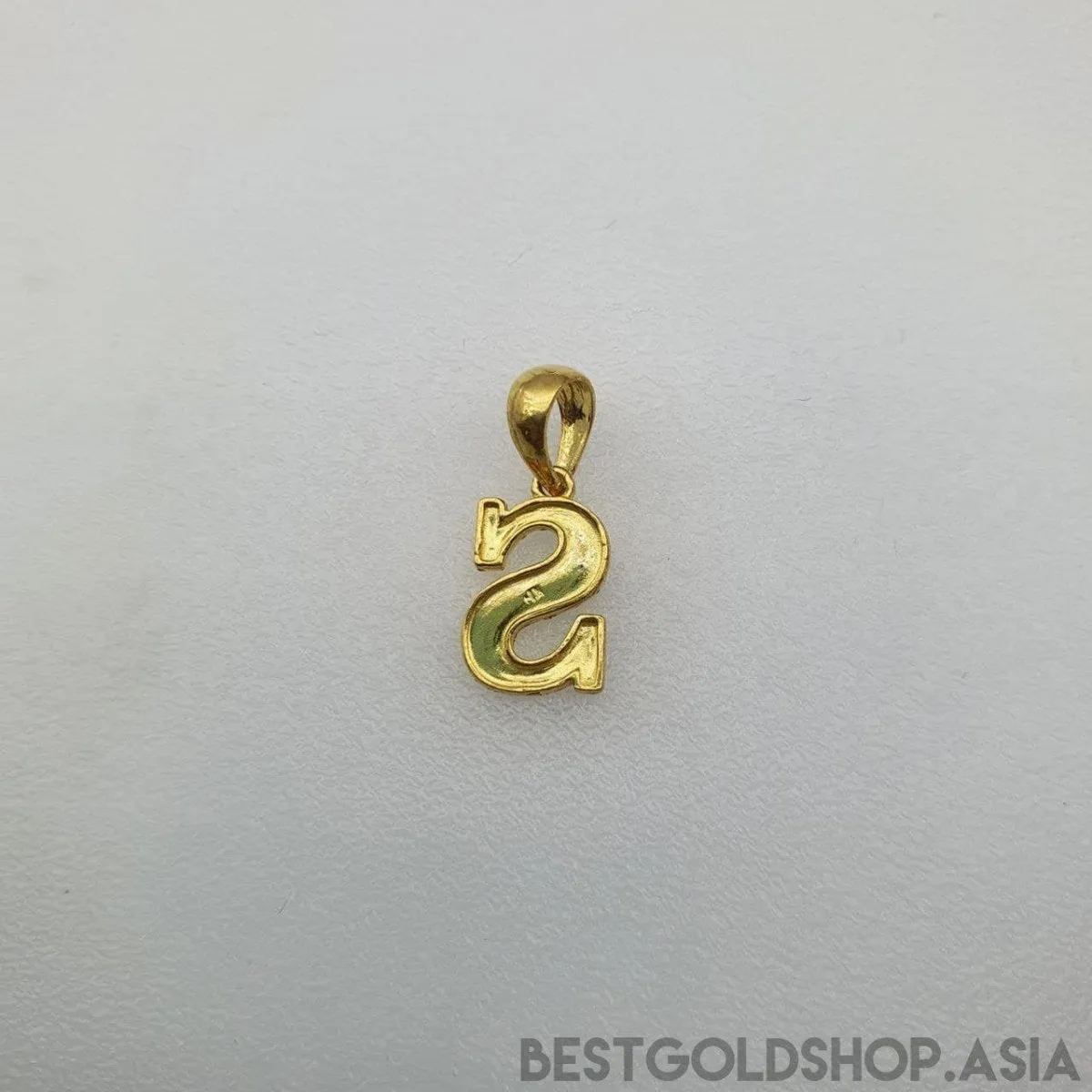 22k / 916 Gold Alphabet Pendant V4 by Best Gold Shop