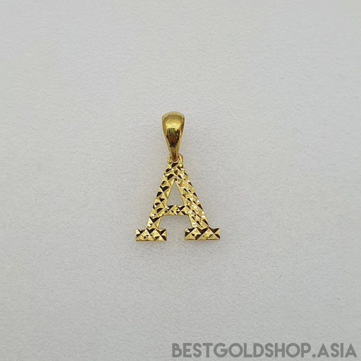 22k / 916 Gold Alphabet Pendant V4 by Best Gold Shop