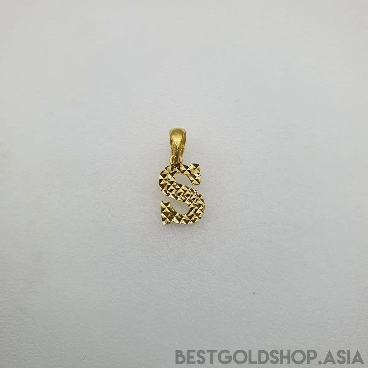 22k / 916 Gold Alphabet Pendant V4 by Best Gold Shop