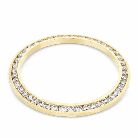 36MM CHANNEL SET DIAMOND BEZEL FOR ROLEX DATEJUST, PRESIDENT DAY DATE 2.30CT