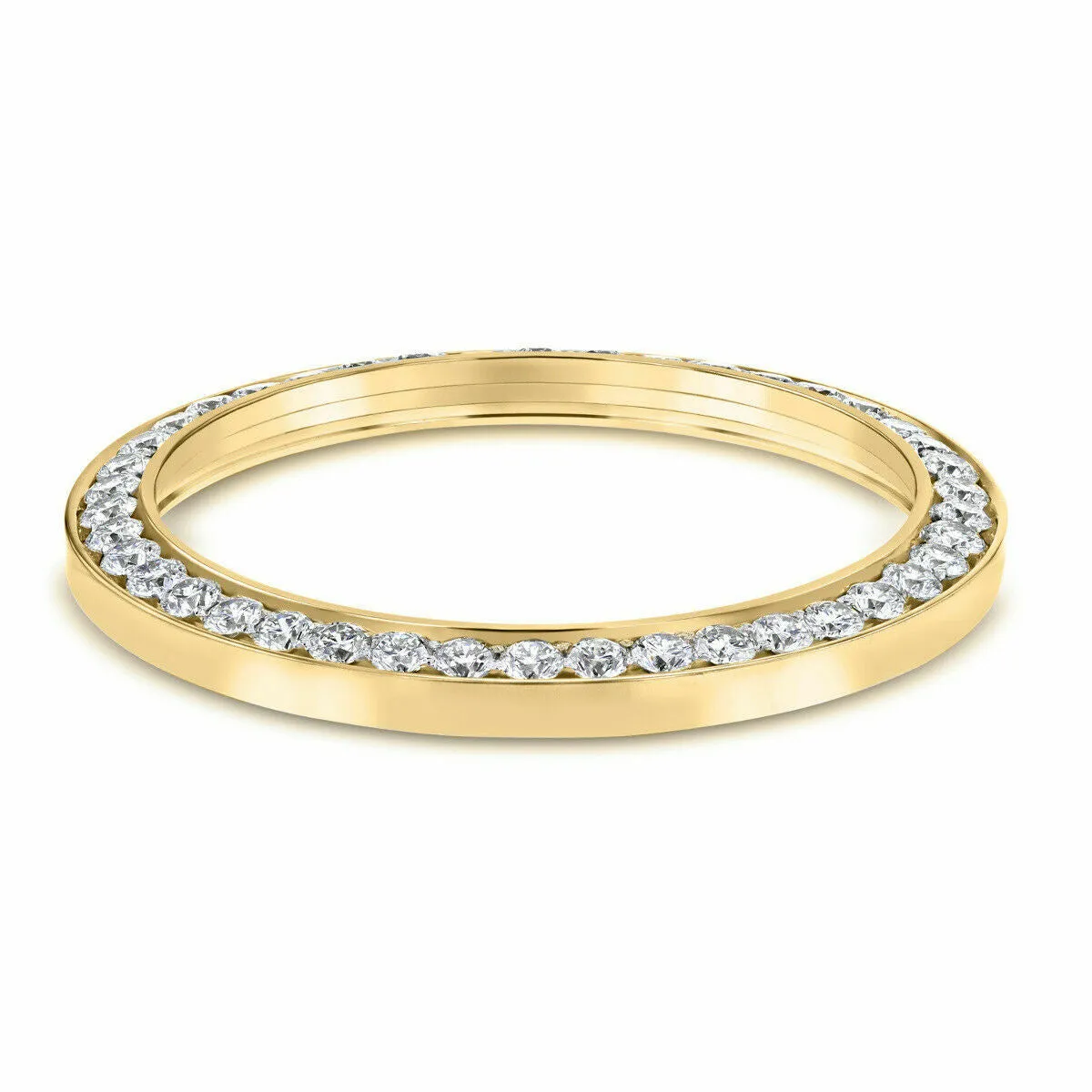 3CT 18K BEAD SET DIAMOND BEZEL FOR ROLEX DAY DATE 40MM 228238, 228398, 228348