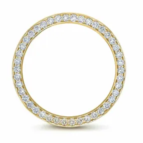3CT 18K BEAD SET DIAMOND BEZEL FOR ROLEX DAY DATE 40MM 228238, 228398, 228348