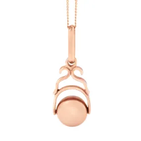 9ct Rose Gold Euro Ball Pendant