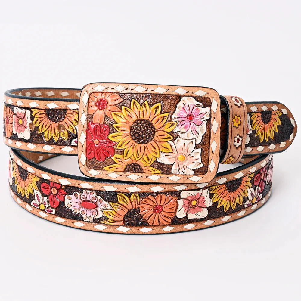 Abilene Hand Tooled Leather Belt