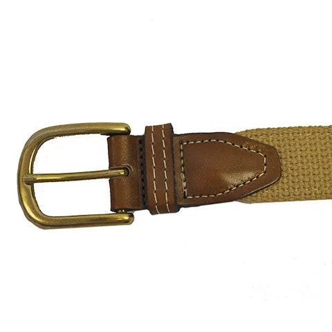 Alabama Traditional Embroidered Belt Khaki
