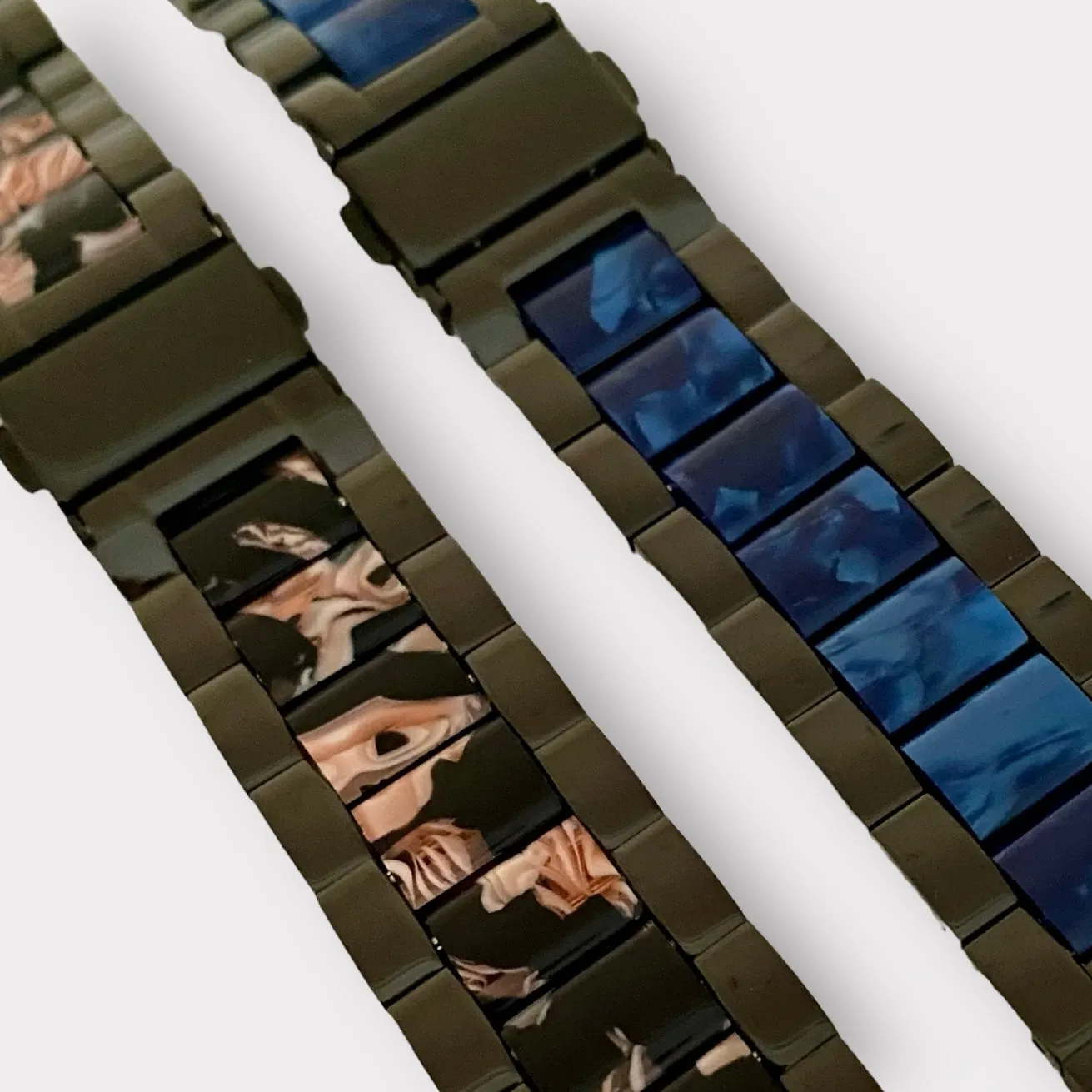 Apple Watch Band Stainless Resin Watchband