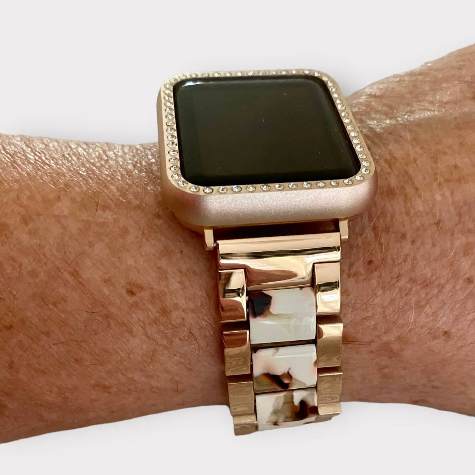 Apple Watch Band Stainless Resin Watchband