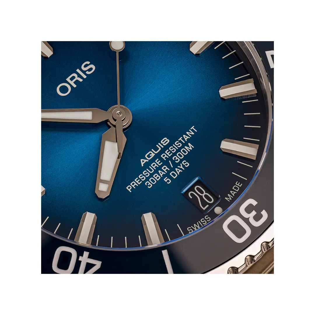 AQUIS DATE CALIBRE 400 BLUE
