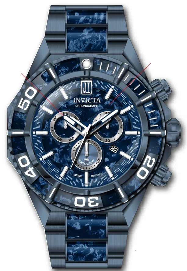 Band for Invicta JT Men 40212
