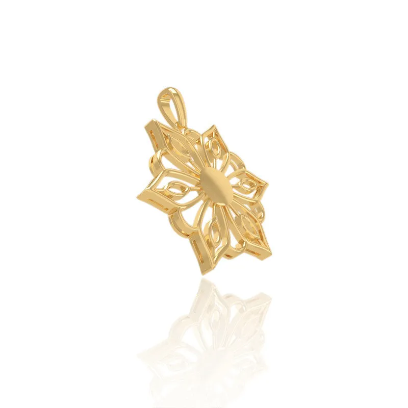 Beryl Gold Pendant