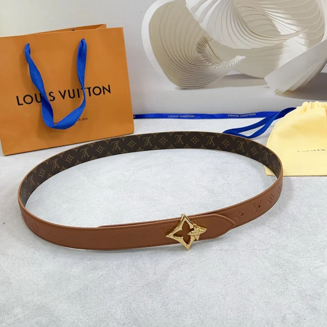 BL247 LV Flowergram 30mm Reversible Belt