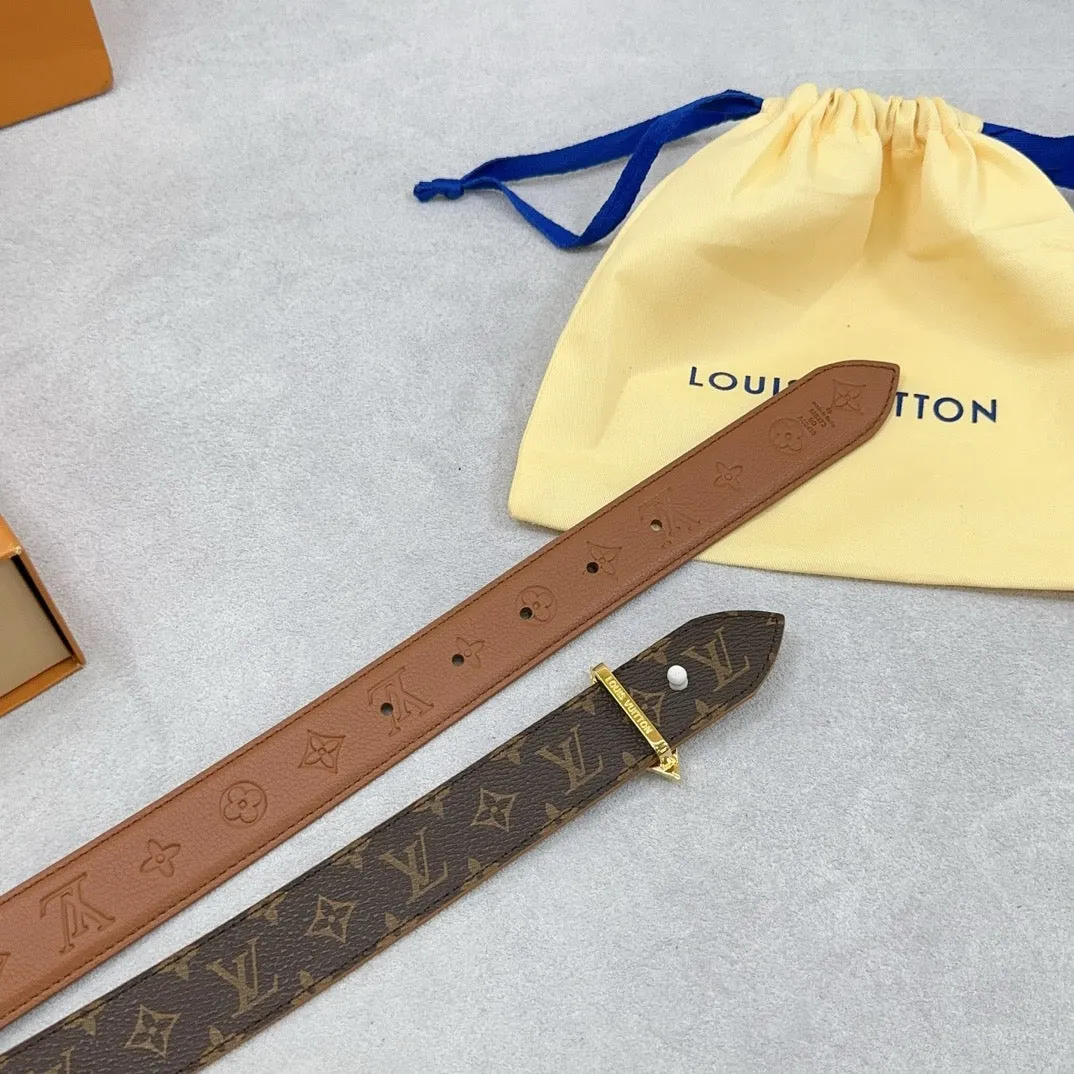 BL247 LV Flowergram 30mm Reversible Belt