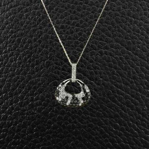 Black & White Diamond Pendant
