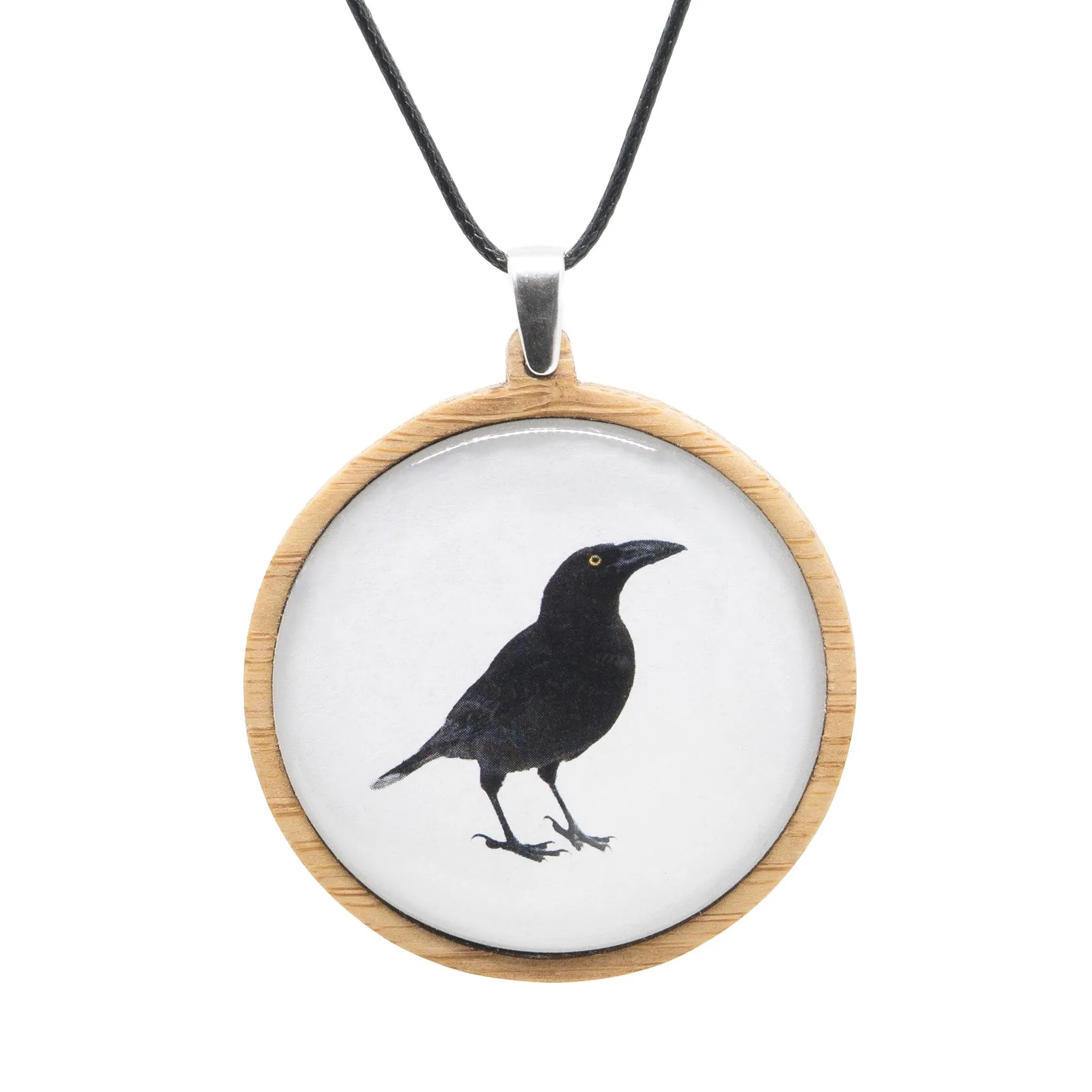 Black Currawong - Pendant (Large)